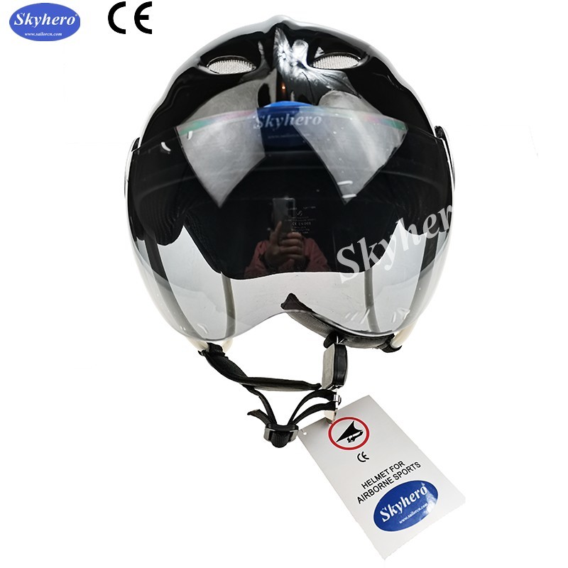 China EN 966 standard Powered Paragliding helmet  GD-G01Noise cancel paramotor helmet color red black white blue paramotor for sale