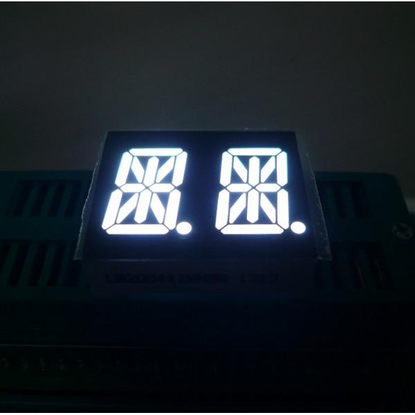 Quality 0 .54 Inch Common Anode 14 Segment Led Display 2 Digit Super Bright Green for sale