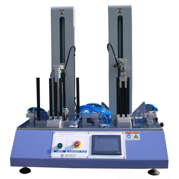 Quality Blue 2-Station Drop Weight Tester For Desktop 5 ~ 25 Cycles / Min for sale