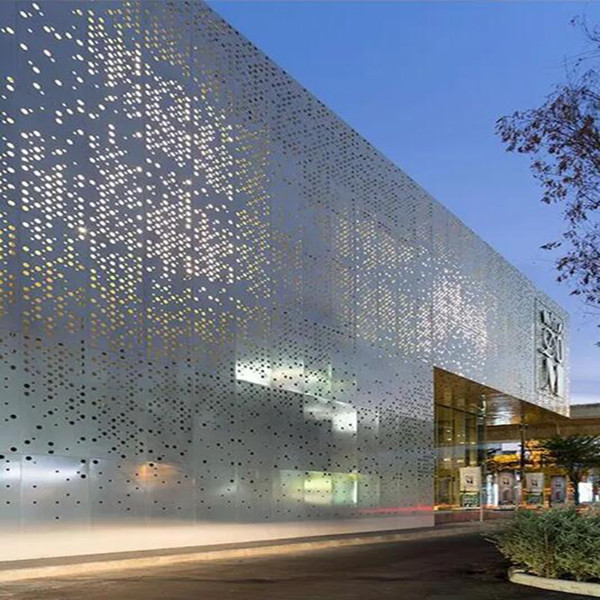 Quality Decorative Composite Curtain Wall Perforated Cladding Panels Aluminum Architectu for sale