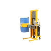 China Multi-functional Forklift Drum Lifter , Manual Rotating Oil Drum Lifter factory