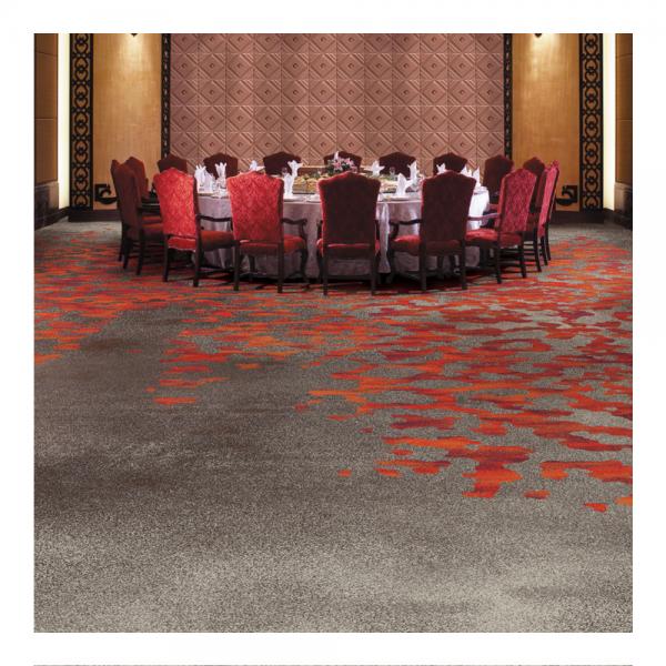 Quality Wall To Wall Auditorium Nylon Printed Carpet With Stain Resistant for sale