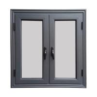 China French 1.4mm Thickness Aluminium Casement Window Air Permeability factory