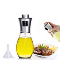 China Kitchen Cooking Glass Olive Oil Spray Bottle 200ml Borosilicate Type factory