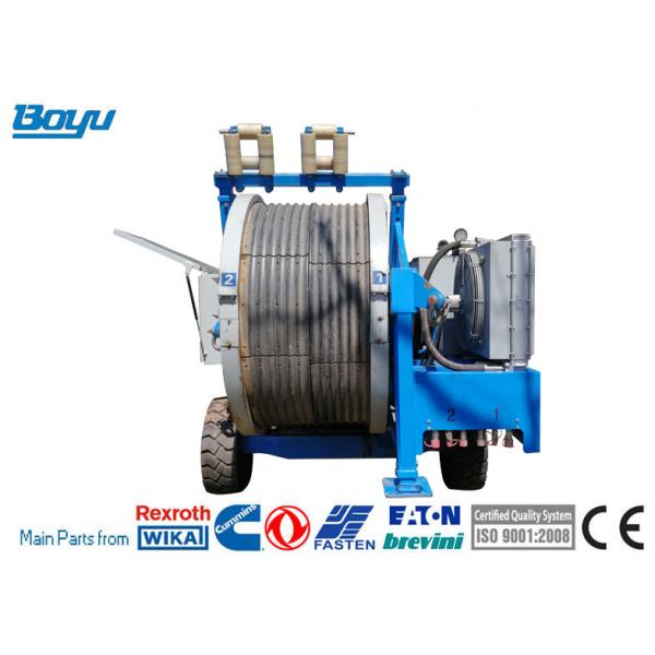 Quality 2x45kN Overhead Line Stringing Equipment Hydraulic Puller Tensioner Diesel 118kw 158hp for sale