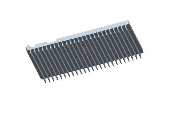 Pvdf Coating Aluminium Heat Sink Profiles Stamping