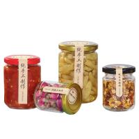 China Twist Off Metal Lid 8 Oz Jam Jars With Lids , Small Glass Containers For Kitchen factory
