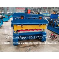 China Yaskawa Tile Sheet Roll Forming Machine Steel Foot Sheet Maker 0.3-0.8Mm 2-4M/Min factory