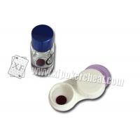 Quality Dark Purple Invisible Ink Contact Lenses For Poker Cheat Gambling Props for sale