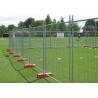 China Galvanized Steel Temporary Mesh Fencing 2.4x 2.1 Meter For Sporting Events factory