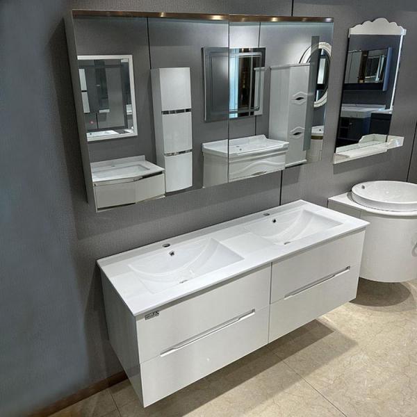 Quality SONSILL Euro Style PVC Vanity Cabinet Modern Design Rectangle for sale