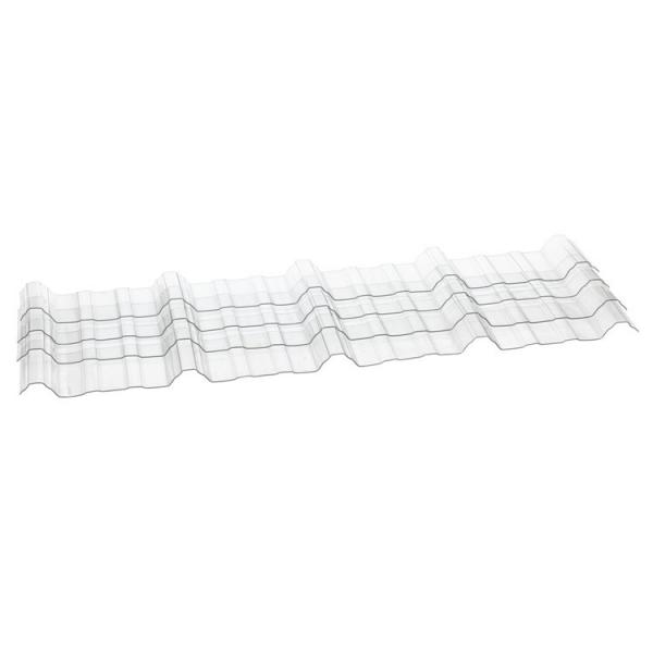 Quality White Polycarbonate Corrugated Roofing Panel Clear Poly Roofing Sheets for sale