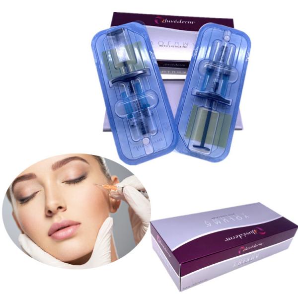 Quality Juvederm Dermal Filler 2x1ml Syringe Needles Cross Linked Gel Lip Injection for sale
