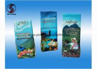 China Coffee Bean Packaging Stand Up Plastic Bags , Pillow Shape Ground Coffee Bags factory