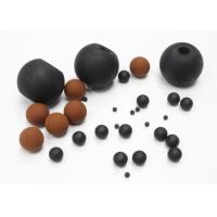 China Heat Resistant FKM Solid Rubber Ball For Screen Cleaning / Air Restriction factory