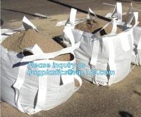 China Durable plastic PP woven FIBC big jumbo bag for building material sand cement lime,super sacks 1000kg pp woven fabric bi factory
