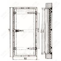 China Stainless Steel Refrigerated Door factory