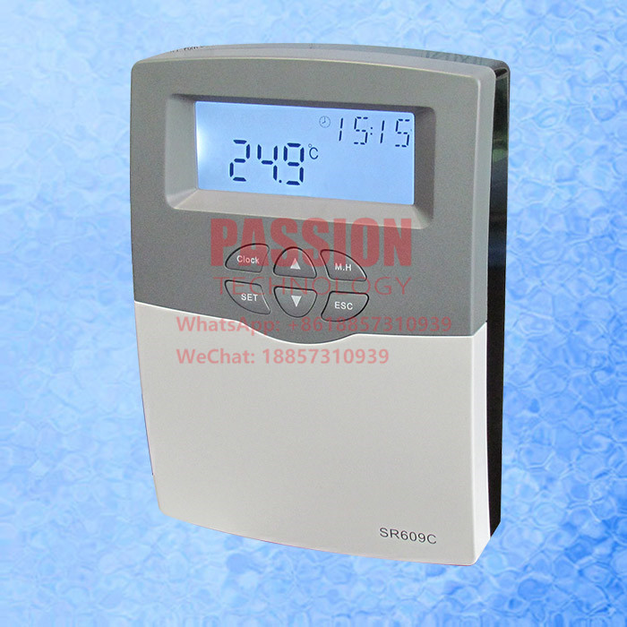 China SR609C Intelligent Controller For Pressurzied Solar Water Heater Element Off/On factory
