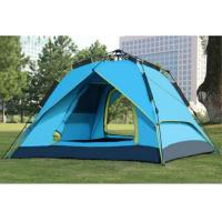 China Fibreglass Frame Camping Privacy Tent PU2000MM Coated 2 Man Tent For Wild Camping factory