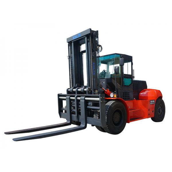 Quality Mechanical Heavy Duty Forklift Truck 16T Lift Diesel Truck With Cabin for sale
