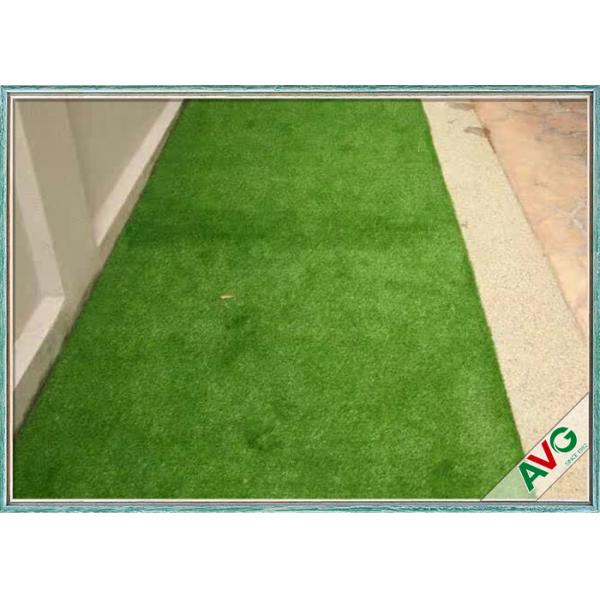 Quality Professional Natural Artificial Grass Turf , School / Backyard / Garden Fake for sale