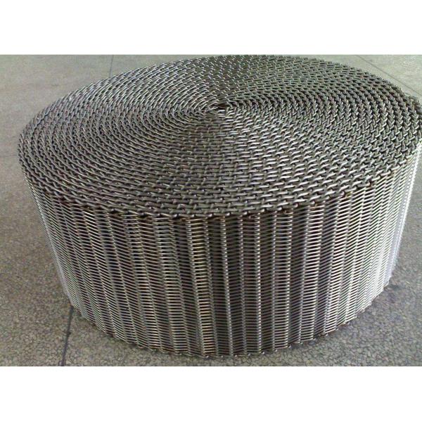 Quality 304 Stainless Steel Mesh Conveyor Belt , Pressed Steel Wire Conveyor Belt Custom for sale