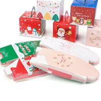 China White Cardboard Fancy Christmas Packaging Boxes For Apple And Socks factory