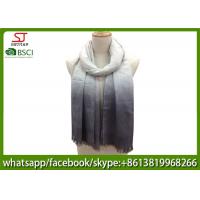 China Chinese factory frayed ombre lightweight scarf 100% Viscose 70*180cm spring summer autumn sun protection factory