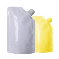 China Stand Up Clear Plastic Packaging Bags with Spout factory