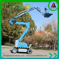 China construction Electric Articulating Boom Lift 16m Aerial Work Small Cherry Picker factory
