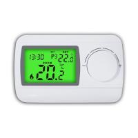 China 230V LCD Programmable Electronic Room Thermostat With NTC Sensor factory