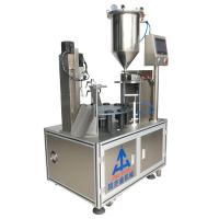 Quality 0.1kw Automatic Lip Gloss Filling Machine Rotary Disc Mascara Filling Machine for sale
