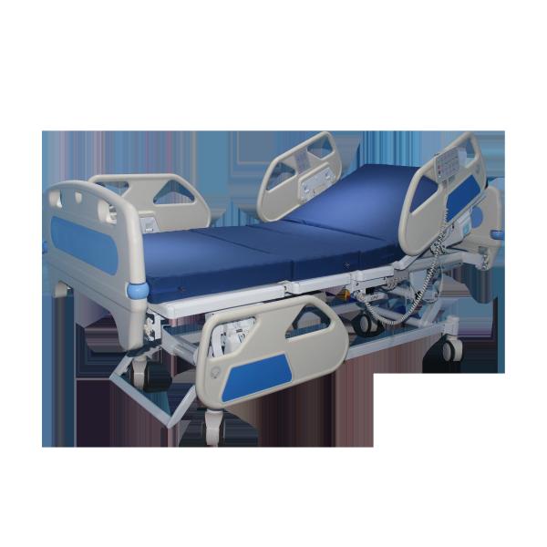 Quality 2200mm 950mm Adjustable Electric Hospital ICU Bed in ABS Blue White For Home Use for sale