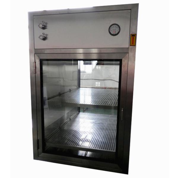 Quality Electronic Interlocking Air Shower Pass Box / Pharmaceutical Cleanroom HEPA Filtered Pass Through for sale