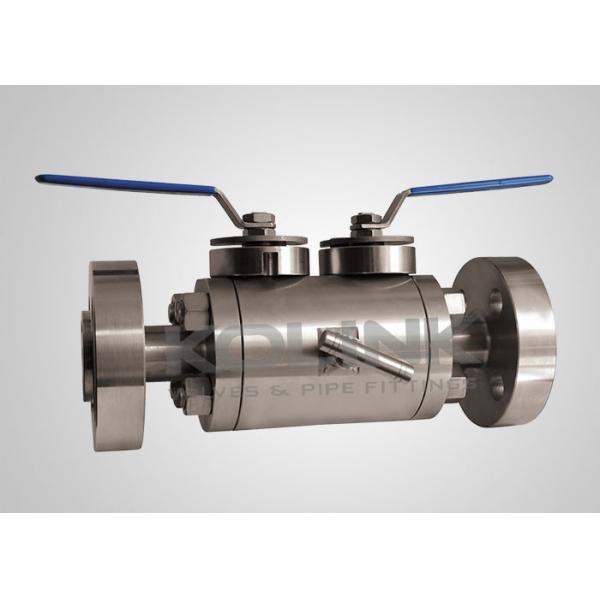 Quality DBB Ball Valve Double Block & Bleed, Double Ball, Flanged / Screw End for sale