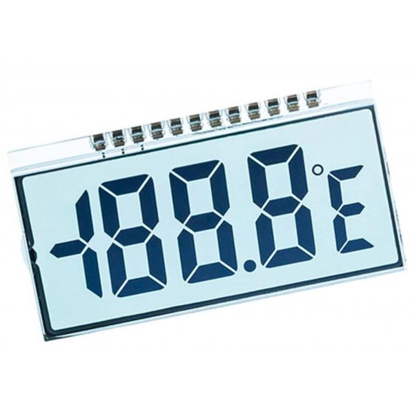 Quality 16 Pin Positive Transmissive 6 O′Clock TN LCD Display For Temperature Humidity Display for sale