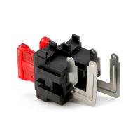 Quality 1A ATC ATU Twin Fuse Holder Panel Mount Plug In With Cover for sale