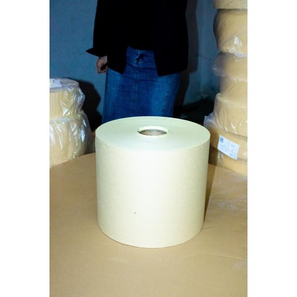Quality Ordinary Sticky Kraft Self Adhesive Sticker Paper Roll Label Oil Glue for sale