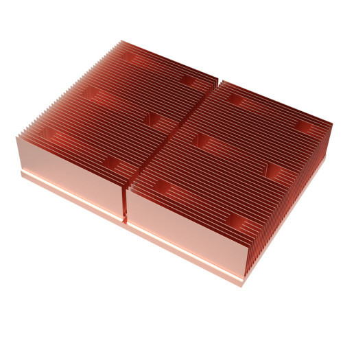 Quality Copper Skived Process Fins Heat Sink for sale