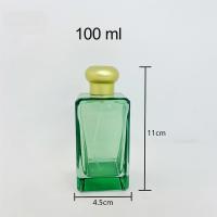 China 100ml Creative Perfume Bottle with zamac cap Glass Bottle, Bayonet, Spray, Empty Bottle, Cosmetics Packaging factory