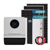 China Factory 3000W 3KW Solar Kits Off Grid Pure Sine Wave Hybrid Solar System factory