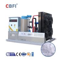 China 3 Tons Commercial Flake Ice Machine For Supermarket Food Preservation factory