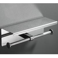 Quality Double Roll Stainless Steel Toilet Paper Dispenser With Brushed Nickel Matte for sale