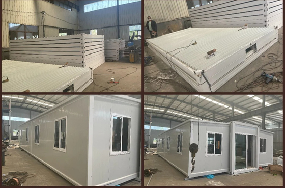 Caravan Construction Expandable Prefab House Site Office Container 20ft