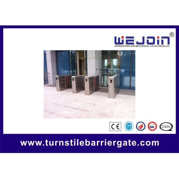 Quality Electric Turnstile Price Flap Barrier, Sliding Flap Turnstile Gate for sale