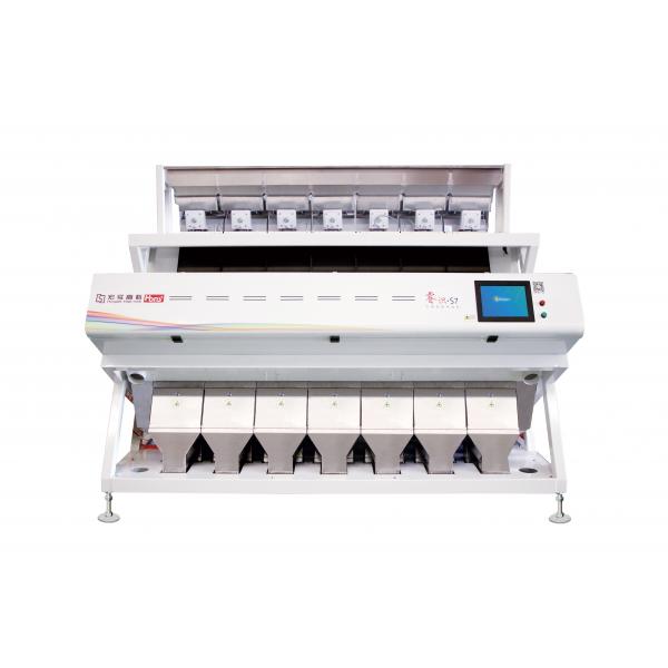 Quality High Capacity CCD Color Sorter Multipurpose Vegetable Color Sorter White Color for sale