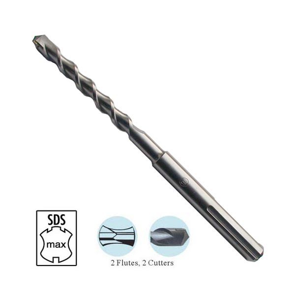 Quality 40Cr SDS MAX Hammer Drill Bits for Concrete Tungsten Carbide Straight Tipped for sale