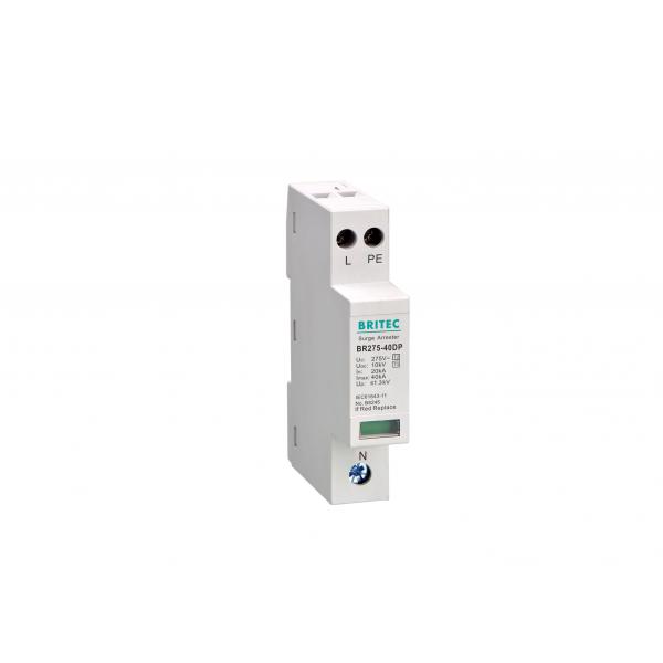 Quality Single Phase Type 2 And Type 3 AC Surge Arrester With Fault Indication Narrow Size for sale
