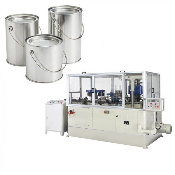 Quality Small Round Tin Can Making Machine 35CPM Automatic For 1L Paint Can for sale