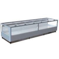 Quality Remote Type Island Freezer Chest Display Freezer Sliding Glass Lid open top for sale